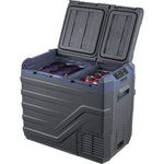 VEVOR Car Refrigerator, 39 L Dual Zone Portable Freezer, 12 Volt Car Refrigerator Fridge, -4℉-68℉ Adjustable Range, 12/24V DC and 100-240V AC Compressor Cooler for Outdoor, Camping, RV