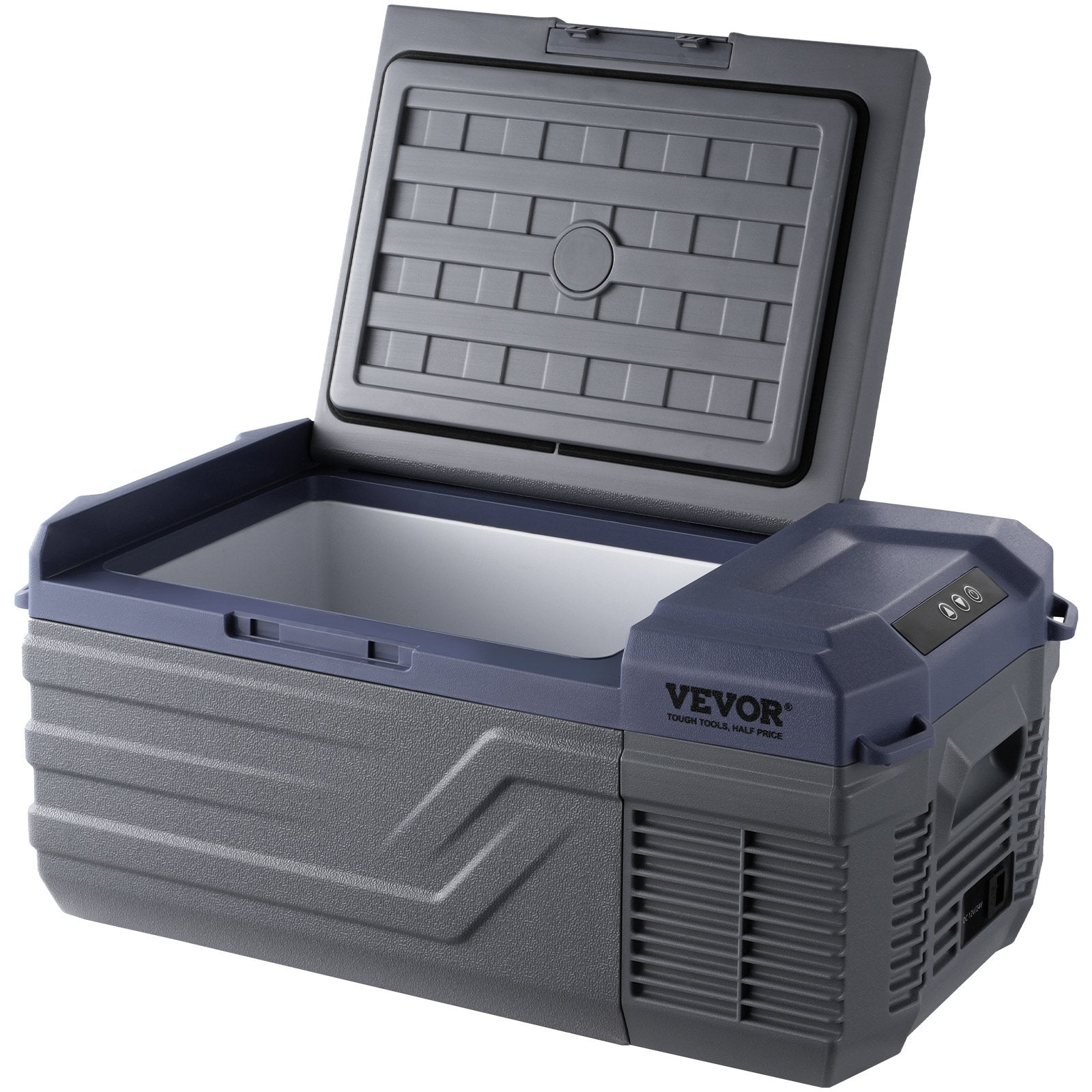 VEVOR Car Refrigerator, 12 Volt Car Refrigerator Fridge, 15 L Single Zone Portable Freezer, -4℉-68℉ Adjustable Range, 12/24V DC and 100-240V AC Compressor Cooler for Outdoor, Camping, RV
