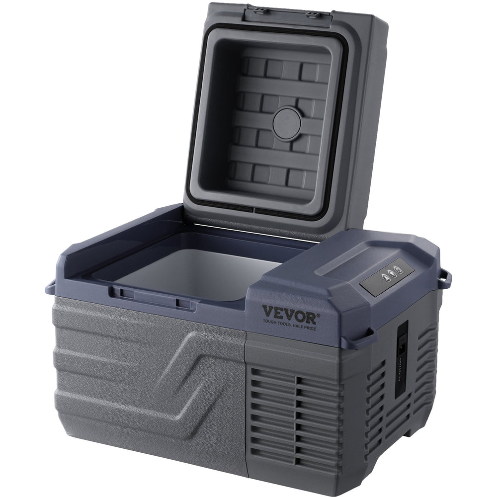 VEVOR Car Refrigerator, 12 Volt Car Refrigerator Fridge, 12 L Single Zone Portable Freezer, -4℉-68℉ Adjustable Range, 12/24V DC and 100-240V AC Compressor Cooler for Outdoor, Camping, RV