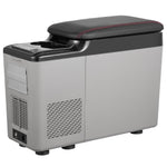 VEVOR Car Refrigerator, 12 Volt Car Armrest Refrigerator Fridge, 15 L Single Zone Portable Freezer, -4℉-68℉ Adjustable Range, 12/24V DC and 100-240V AC Compressor Cooler for Outdoor, Camping