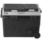 VEVOR Portable Car Refrigerator, 12 Volt Car Refrigerator Fridge, 58 L / 61.5 QT Dual Zone Portable Freezer, -4℉-68℉ Adjustable Temperature, Compressor Cooler for Home, Outdoor, Camping, RV, Car