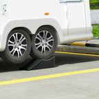 VEVOR Car Ramp, 1 Piece Low Profile Car Service Ramp, 9071.8 kg Loading Capacity, 14 cm Lift Height Car Ramp, Heavy Duty Tire Ramp for Oil Changes Car Lift and Vehicle Maintenance