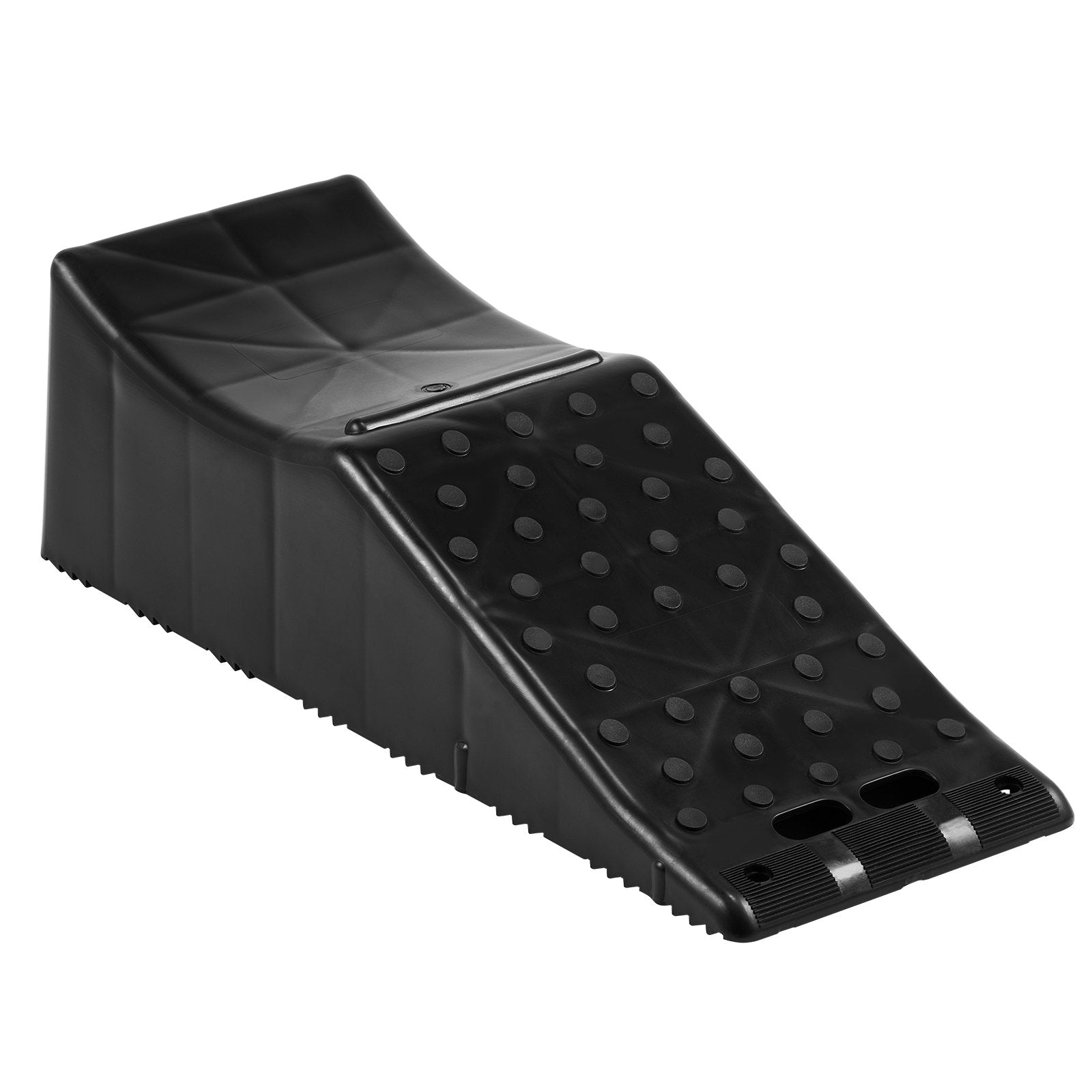 VEVOR Car Ramp, 1 Piece Low Profile Car Service Ramp, 9071.8 kg Loading Capacity, 14 cm Lift Height Car Ramp, Heavy Duty Tire Ramp for Oil Changes Car Lift and Vehicle Maintenance