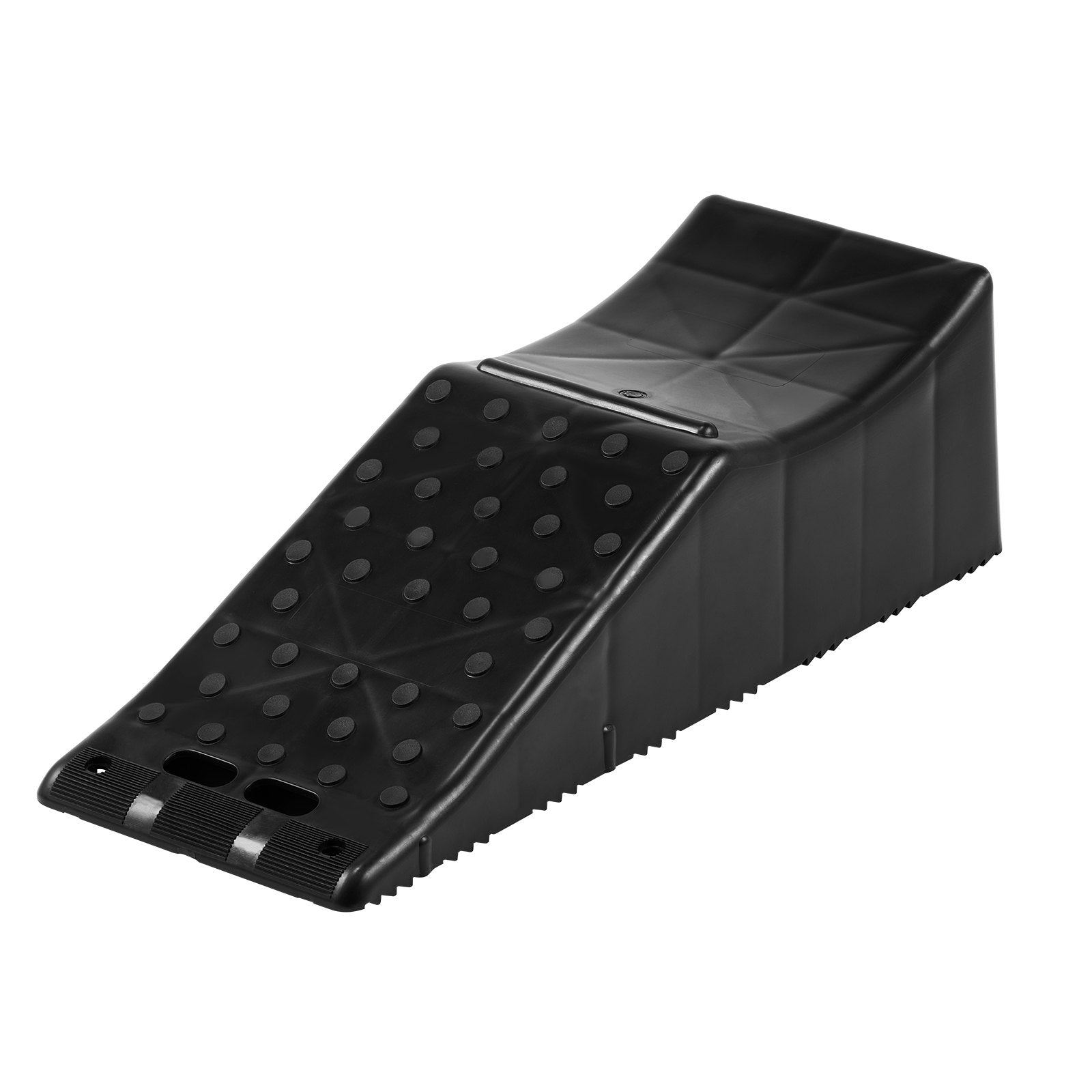 VEVOR Car Ramp, 1 Piece Low Profile Car Service Ramp, 9071.8 kg Loading Capacity, 14 cm Lift Height Car Ramp, Heavy Duty Tire Ramp for Oil Changes Car Lift and Vehicle Maintenance