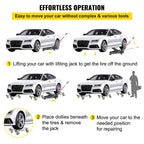 VEVOR Vehicle Positioning Wheel Dollies - 680Kg Per Dolly 2Pcs Tire Car Wheel Dollies Car Skate Dolly Van Positioning Garage Jack