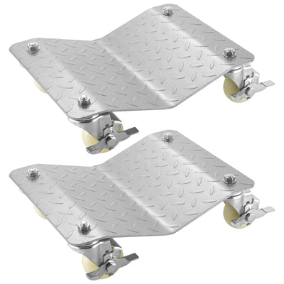VEVOR Vehicle Positioning Wheel Dollies - 680Kg Per Dolly 2Pcs Tire Car Wheel Dollies Car Skate Dolly Van Positioning Garage Jack