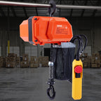 VEVOR Electric Chain Hoist, 330 lbs Load Capacity, 10 ft Lifting Height, 7.5 ft/min Speed, 230V, Single Phase Overhead Crane with G80 Chain, 10 ft Wired Remote Control for Garage, Shop, Hotel, Home