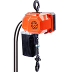VEVOR Electric Chain Hoist, 330 lbs Load Capacity, 10 ft Lifting Height, 7.5 ft/min Speed, 230V, Single Phase Overhead Crane with G80 Chain, 10 ft Wired Remote Control for Garage, Shop, Hotel, Home