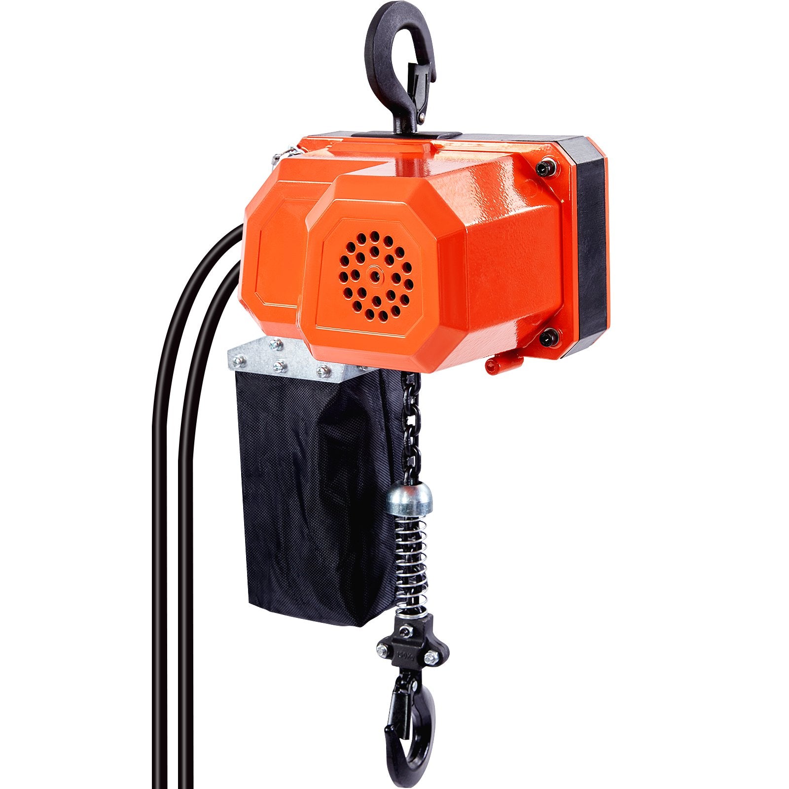 VEVOR Electric Chain Hoist, 330 lbs Load Capacity, 10 ft Lifting Height, 7.5 ft/min Speed, 230V, Single Phase Overhead Crane with G80 Chain, 10 ft Wired Remote Control for Garage, Shop, Hotel, Home