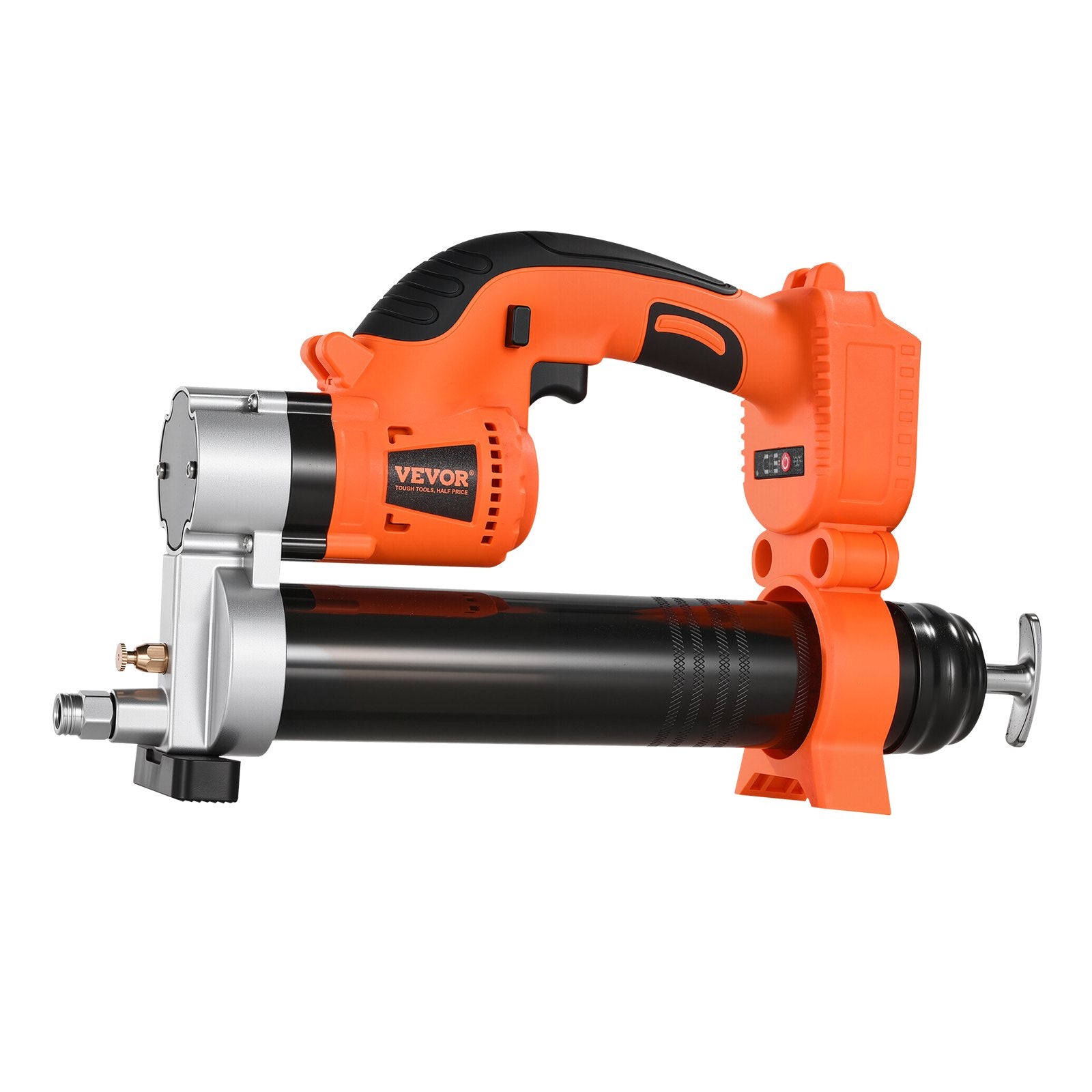 VEVOR Cordless Grease Gun, 8000 PSI Max Pressure, Electric Grease Gun with LED Light & 35.4-inch Long Hose, Compatible with 18V Makita Batteries, Suitable for Greasing Vehicles or Machines(Tool Only)