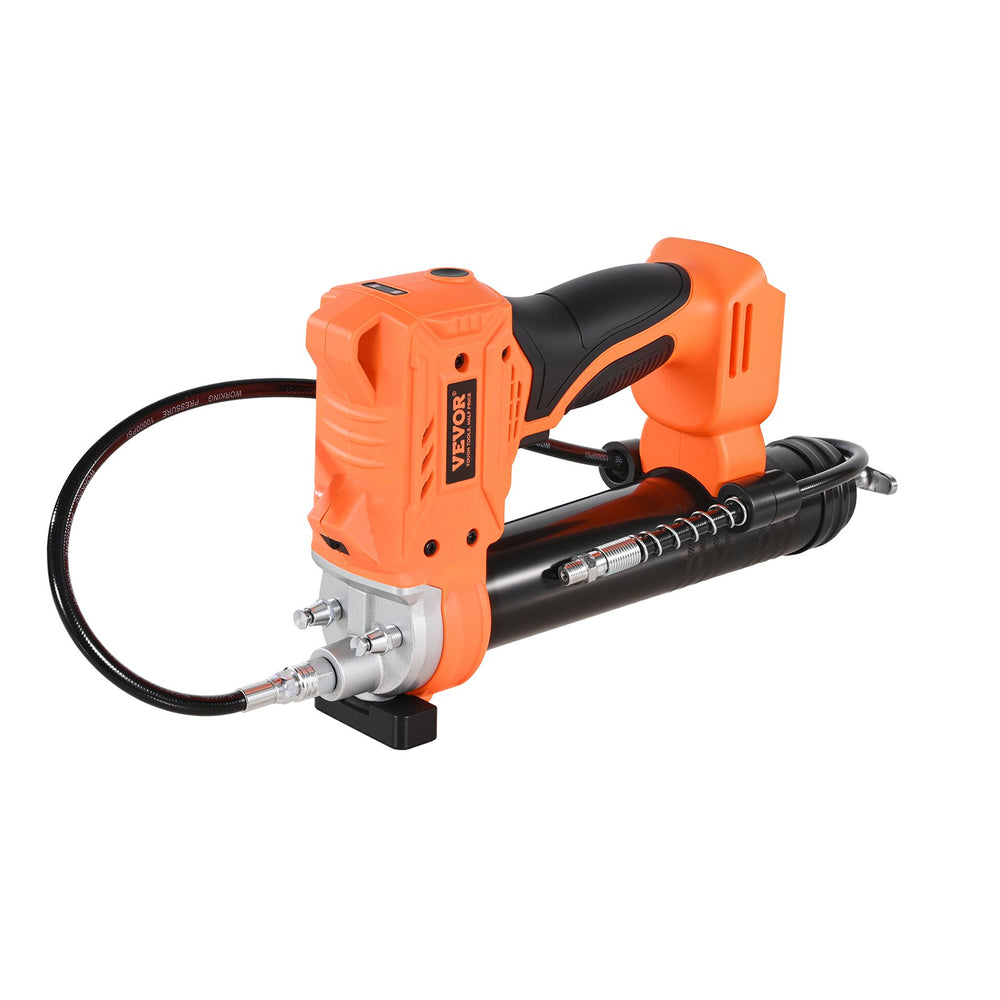 VEVOR Cordless Grease Gun, 8000 PSI Max Pressure, Battery Operated Grease Gun with LED Light & 35.4-inch Long Hose, Compatible with 18V Makita Batteries, For Greasing Vehicles or Machines(Tool Only)