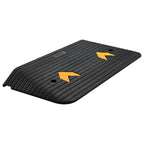 VEVOR Upgraded Rubber Threshold Ramp, 3" Rise Door Ramp with 1 Channel, Natural Rubber Car Ramp with Non-Slip Textured Surface, 33069 lbs Load Capacity Curb Ramp for Wheelchair and Scooter