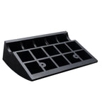 VEVOR Rubber Curb Ramp 15.2 cm Rise Height Sidewalk Curb Ramp, 37 cm Width 49.1 cm Length Driveway Ramp for Curb, 15T Heavy Duty Rubber Ramp for Forklifts, Trucks, Buses, Cars, Wheelchairs, Bikes