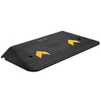 VEVOR Upgraded Rubber Threshold Ramp, 3" Rise Door Ramp with 1 Channel, Natural Rubber Car Ramp with Non-Slip Textured Surface, 33069 lbs Load Capacity Curb Ramp for Wheelchair and Scooter