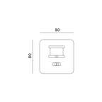 Motion sensor LX01 160° PIR white Kobi Premium