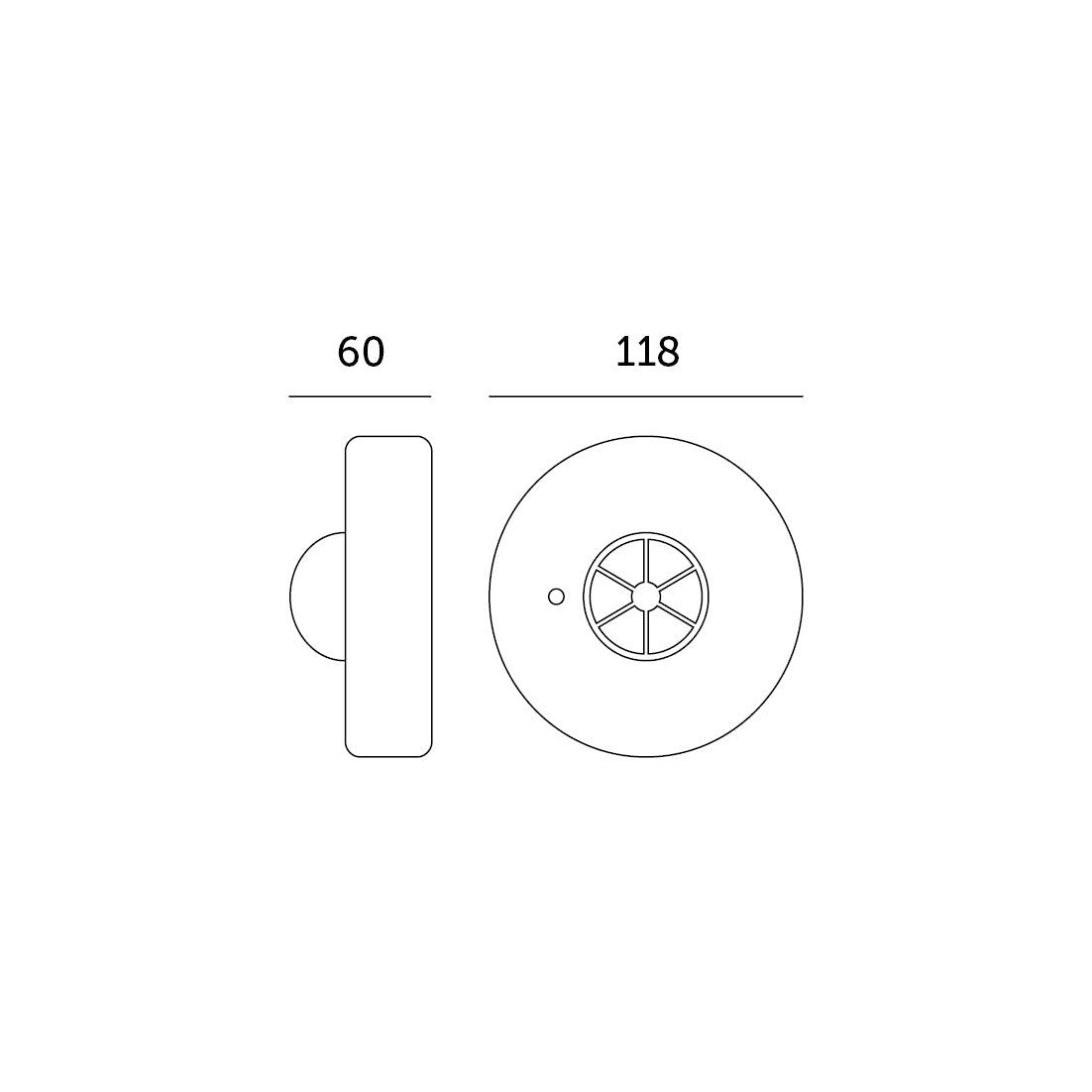 Motion sensor LX06 360° PIR Kobi Premium