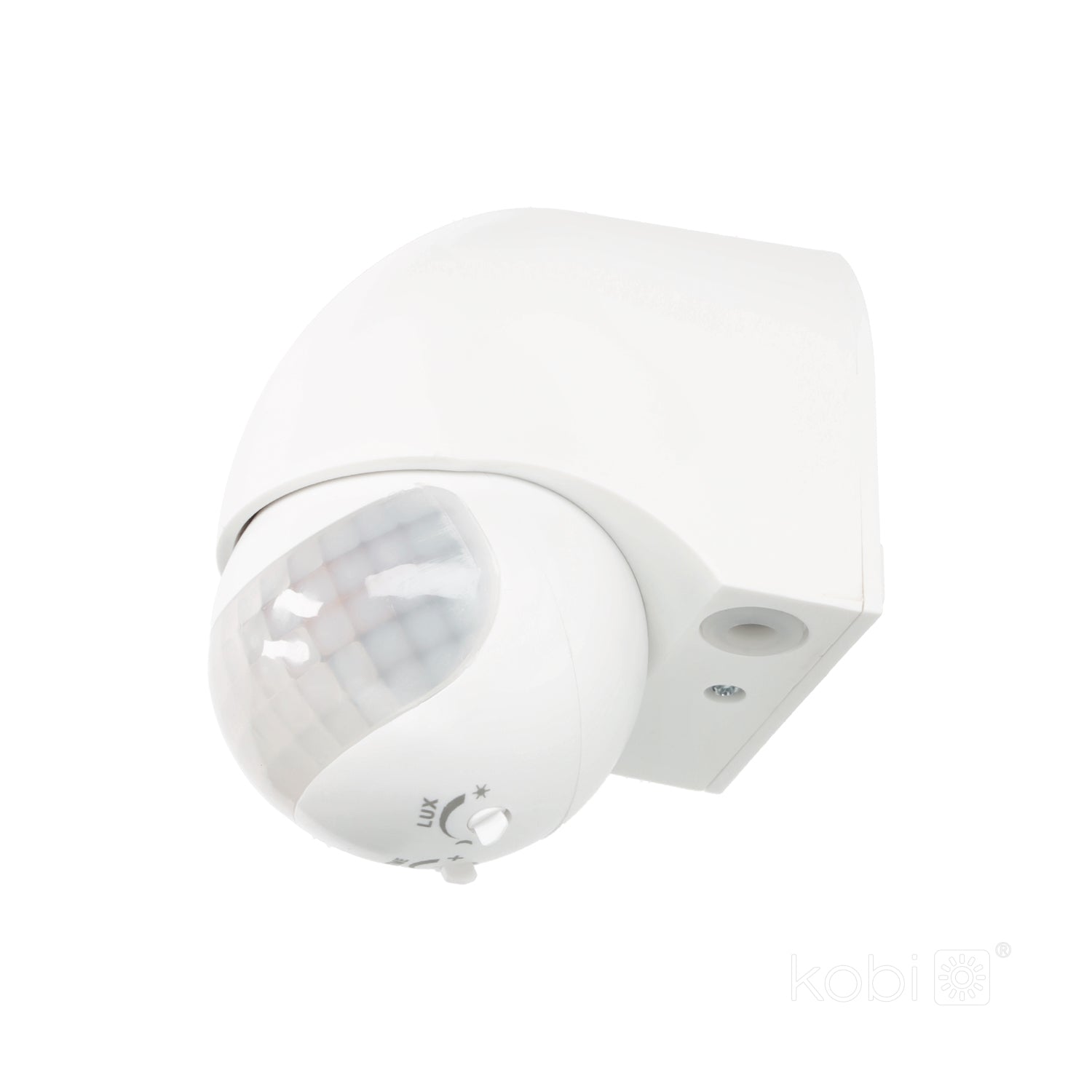 Motion sensor LX40 IP44 180° PIR white Kobi Premium