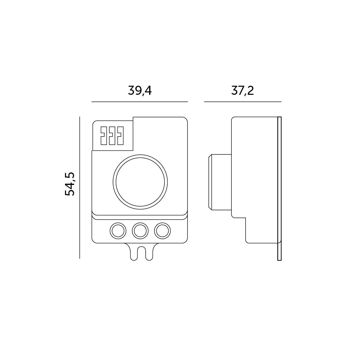 Motion sensor LX701 360° MIC Kobi Pro