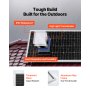 VEVOR 400W 12V Complete Solar Power Kit, 2PCS 200W Monocrystalline Solar Panels + 12.8V 100Ah LiFePO₄ Battery + 40A MPPT Charge Controller + 1000W Power Inverter for RV Home Camping Boats Off-Grid