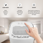 SilentAir 7 LED Dehumidifier, SKU: 7039