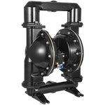 VEVOR Air-Operated Double Diaphragm Pump, 2 inch Inlet & Outlet, Aluminum Alloy Body, 75 GPM & Max 120PSI, Nitrile Diaphragm Transfer Pump for Petroleum, Diesel, Oil and Low Viscosity Fluids