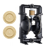 VEVOR Air Operated Double Diaphragm Pump, 598 L/min Max, Standard Inlet & Outlet Air Pneumatic Waste Oil Transfer Pump, Aluminum Alloy Body, Dual Diaphragms, for Diesel, Grease, Kerosene, Gasoline
