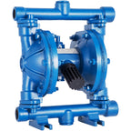 VEVOR Air-Operated Double Diaphragm Pump, 1/2 in Inlet & Outlet, Cast Iron Body, 3 GPM & Max 90 PSI, Nitrile Diaphragm Pneumatic Transfer Pump for Petroleum, Diesel, Oil & Low Viscosity Fluids