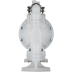 VEVOR Air-Operated Double Diaphragm Pump 25.4mm(1 inch) Inlet/Outlet 113 L/min(30GPM) Polypropylene Max 7 bar(100PSI) for Chemical and Industrial Use