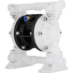 VEVOR Air Double Diaphragm Pump 7GPM 100PSI Polypropylene Diaphragm Water Pump with 1.3 cm Inlet & Outlet Ports Air Pump Diaphragm 6900.7 cm Max Head Air-operated Diaphragm Pump with Sealed Ball Valve