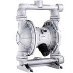 VEVOR Air Operated Double Diaphragm Pump, 44GPM, Max 115PSI Air Waste Oil Pneumatic Transfer Pump with 2 Extra Diaphragms, 3.8cm Inlet & Outlet Aluminum Alloy Diaphragm Pump for Diesel Grease Oil