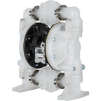 VEVOR Air-Operated Double Diaphragm Pump 25.4mm(1 inch) Inlet/Outlet 113 L/min(30GPM) Polypropylene Max 7 bar(100PSI) for Chemical and Industrial Use