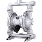 VEVOR Air Operated Double Diaphragm Pump, 44GPM, Max 115PSI Air Waste Oil Pneumatic Transfer Pump with 2 Extra Diaphragms, 3.8cm Inlet & Outlet Aluminum Alloy Diaphragm Pump for Diesel Grease Oil