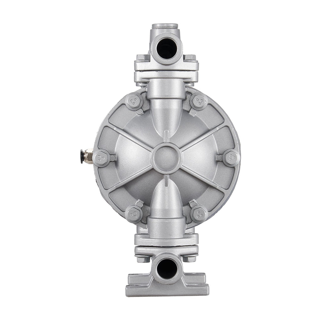 VEVOR Air Operated Double Diaphragm Pump, 25 L/min Max, Standard Inlet & Outlet Air Pneumatic Waste Oil Transfer Pump, Aluminum Alloy Body, Dual Diaphragms, for Diesel, Grease, Kerosene, Gasoline