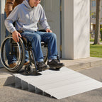 VEVOR Door Threshold Ramp 138 mm Rise Threshold Ramp for Wheelchair Rated 363 kg