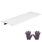 VEVOR Door Threshold Ramp, 26 mm Rise, Aluminum Alloy Threshold Ramp Rated 363 kg Load Capacity, Handicap Ramps for Home Steps for Wheelchair, Scooters, Power Chairs, Walkers, Bicycle, Tricycle
