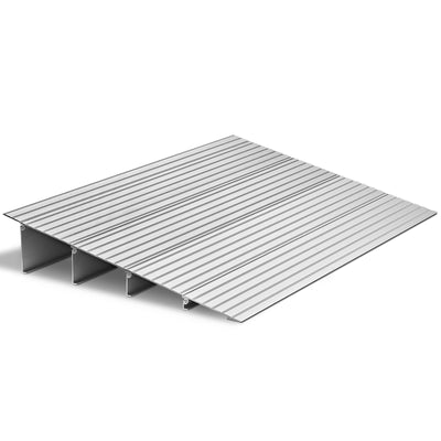 VEVOR Door Threshold Ramp, 115 mm Rise, Aluminum Alloy Threshold Ramp Rated 363 kg Load Capacity, Handicap Ramps for Home Steps for Wheelchair, Scooters, Power Chairs, Walkers, Bicycle, Tricycle