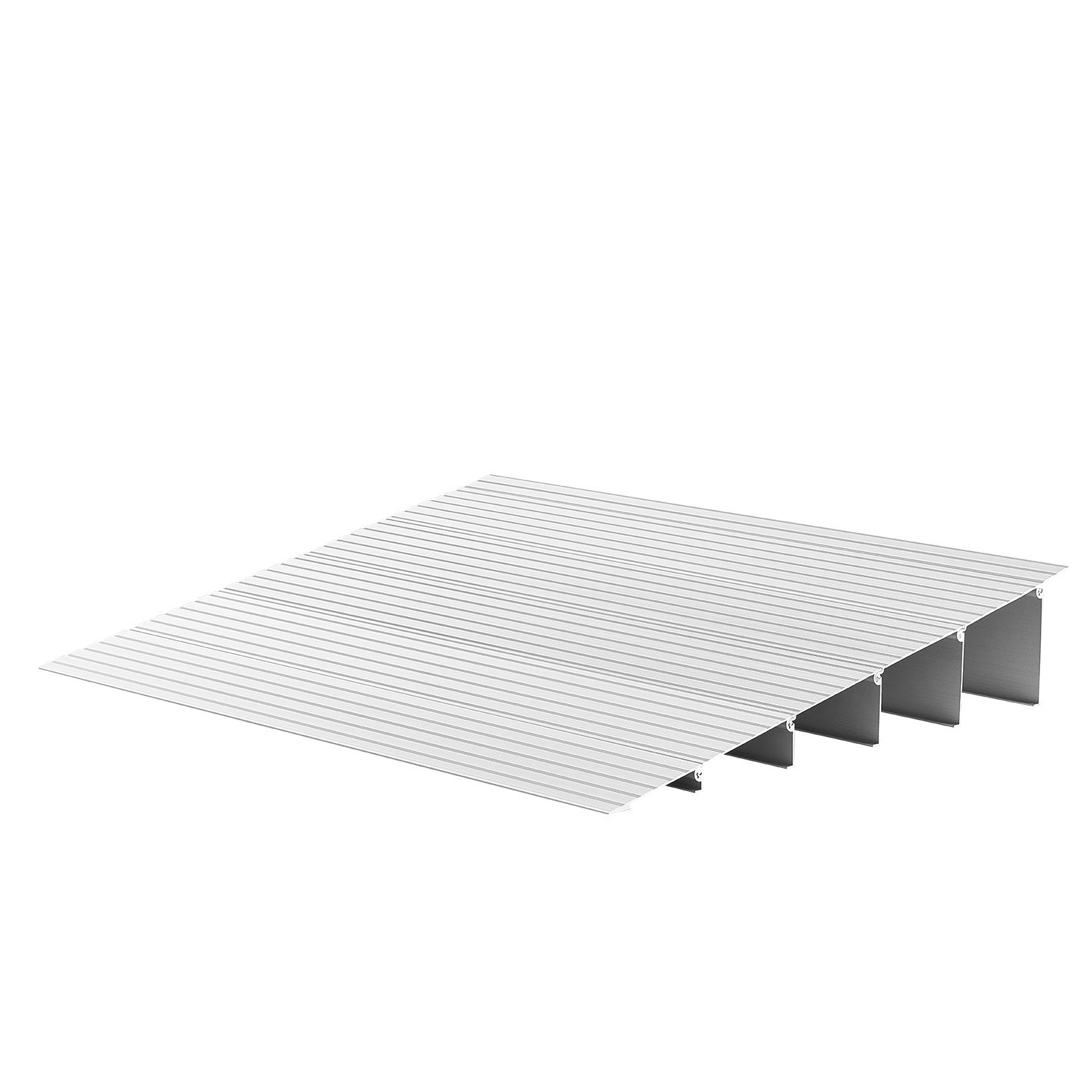 VEVOR Door Threshold Ramp, 138 mm Rise, Aluminum Alloy Threshold Ramp Rated 363 kg Load Capacity, Handicap Ramps for Home Steps for Wheelchair, Scooters, Power Chairs, Walkers, Bicycle, Tricycle