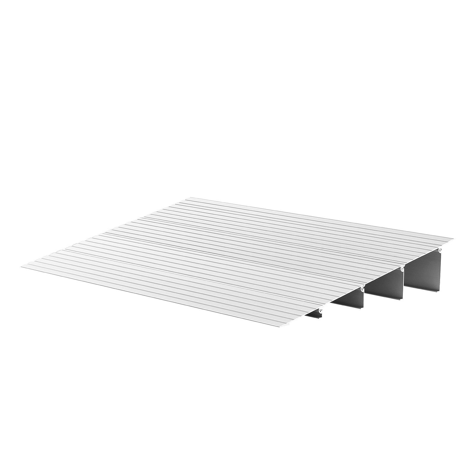 VEVOR Door Threshold Ramp, 115 mm Rise, Aluminum Alloy Threshold Ramp Rated 363 kg Load Capacity, Handicap Ramps for Home Steps for Wheelchair, Scooters, Power Chairs, Walkers, Bicycle, Tricycle