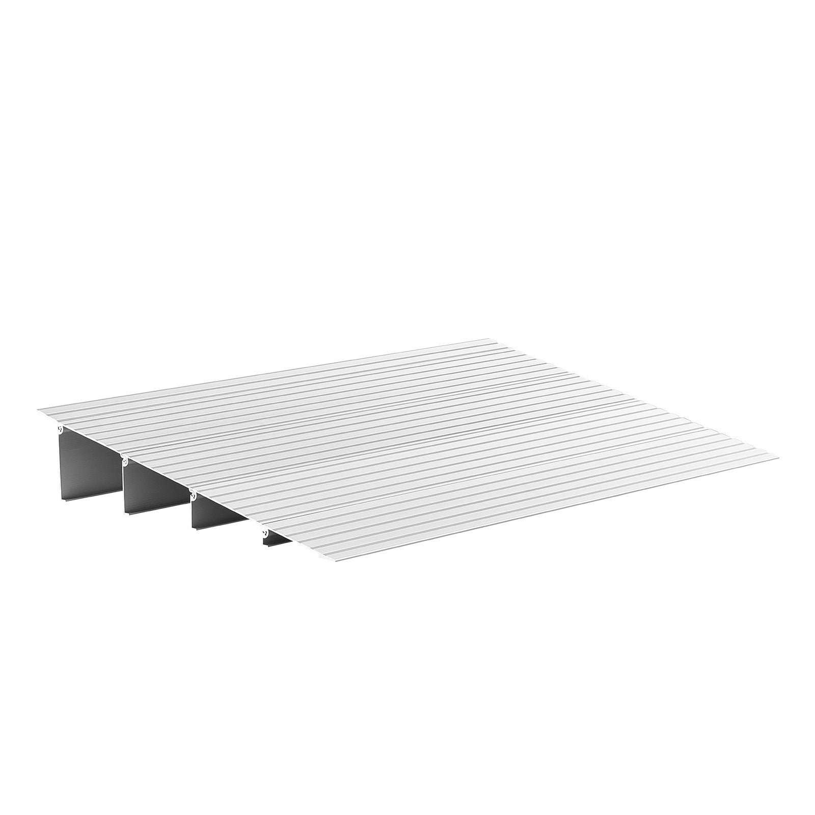 VEVOR Door Threshold Ramp, 115 mm Rise, Aluminum Alloy Threshold Ramp Rated 363 kg Load Capacity, Handicap Ramps for Home Steps for Wheelchair, Scooters, Power Chairs, Walkers, Bicycle, Tricycle