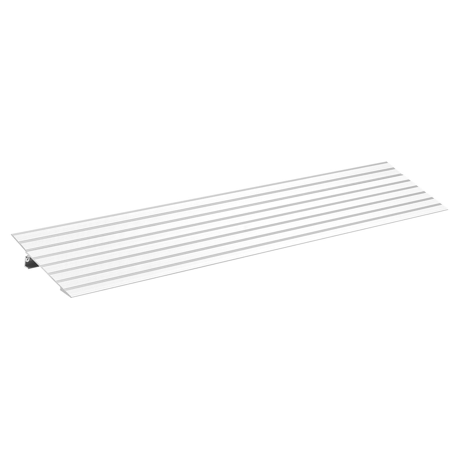 VEVOR Door Threshold Ramp, 59 mm Rise, Aluminum Alloy Threshold Ramp Rated 363 kg Load Capacity, Handicap Ramps for Home Steps for Wheelchair, Scooters, Power Chairs, Walkers, Bicycle, Tricycle