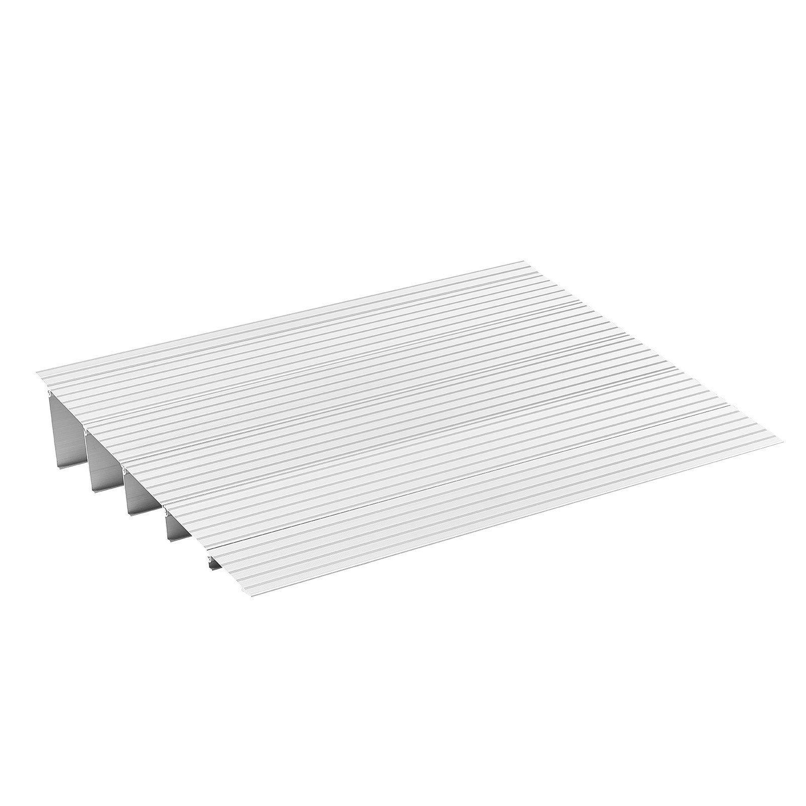 VEVOR Door Threshold Ramp, 138 mm Rise, Aluminum Alloy Threshold Ramp Rated 363 kg Load Capacity, Handicap Ramps for Home Steps for Wheelchair, Scooters, Power Chairs, Walkers, Bicycle, Tricycle