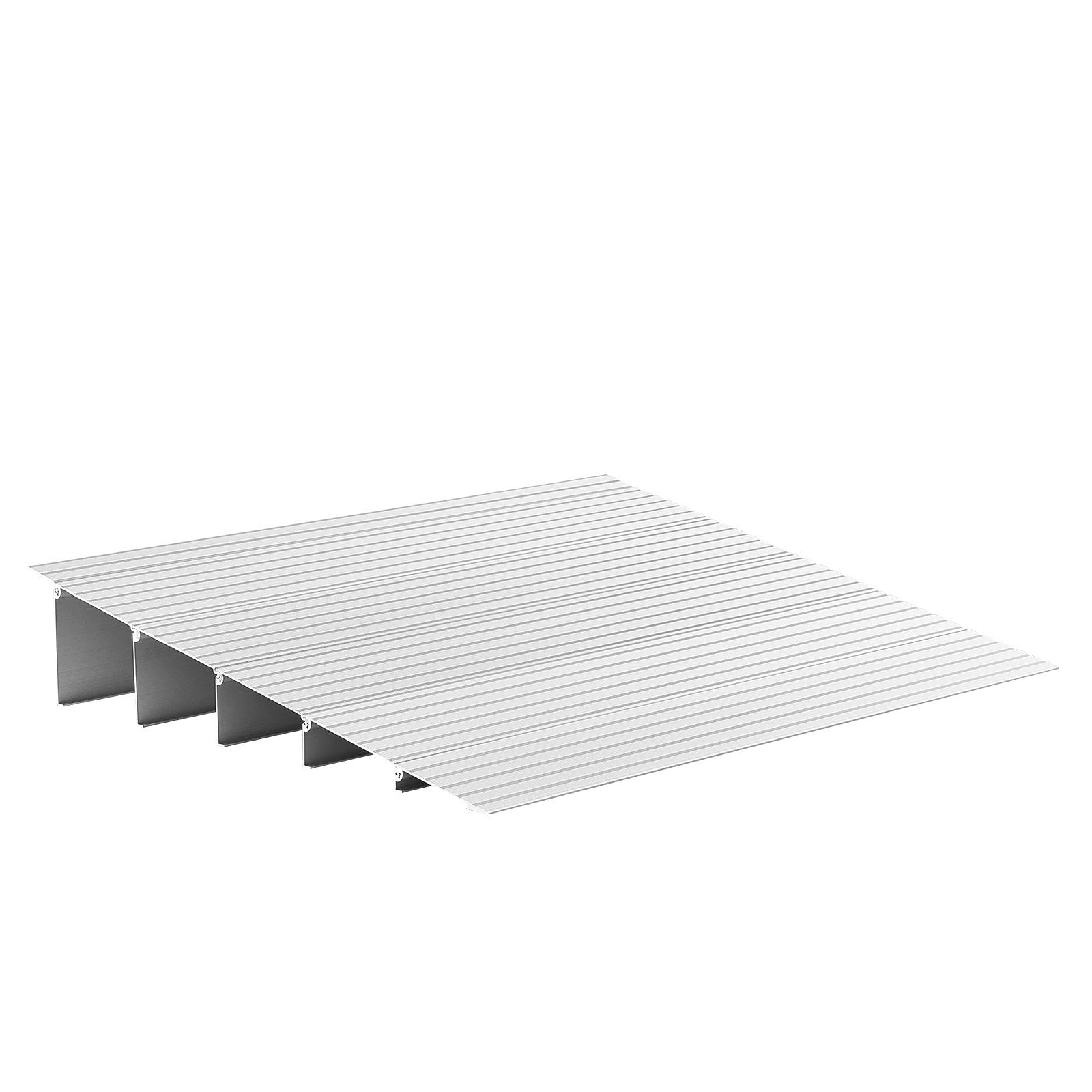 VEVOR Door Threshold Ramp, 138 mm Rise, Aluminum Alloy Threshold Ramp Rated 363 kg Load Capacity, Handicap Ramps for Home Steps for Wheelchair, Scooters, Power Chairs, Walkers, Bicycle, Tricycle