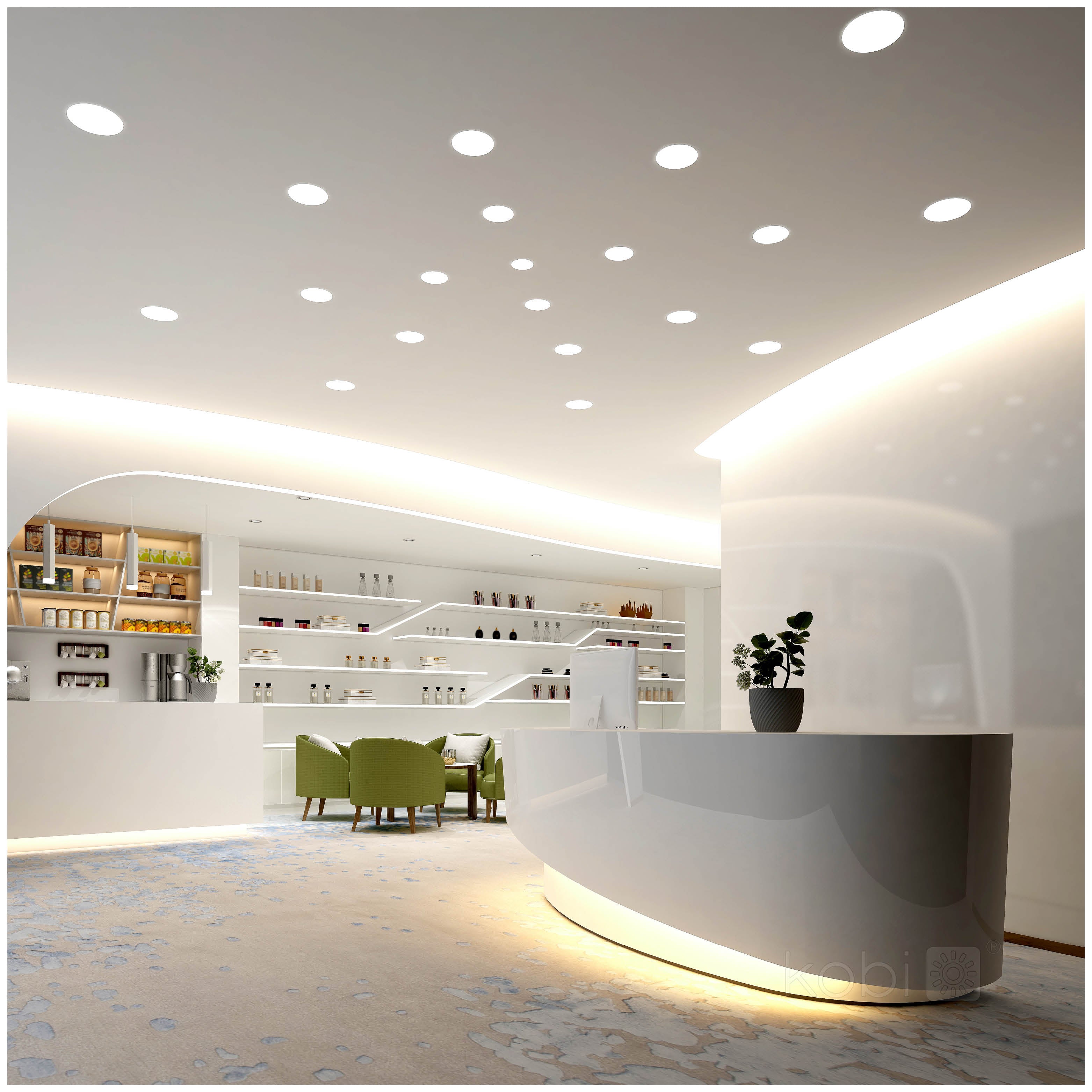 Downlight LED NEXEYE 30W 3CCT IP44 Kobi Pro