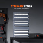 VEVOR Drill Bit Dispenser Cabinet, 3 Pieces Three-Drawer for Letter Sizes A to Z, Five-Drawer Drill Bit Organizer for Wire Gauge Sizes #1 to #60, Stackable for Drill Bit Storage