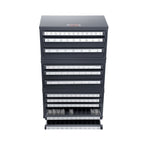 VEVOR Drill Bit Dispenser Cabinet, 3 Pieces Three-Drawer for Letter Sizes A to Z, Five-Drawer Drill Bit Organizer for Wire Gauge Sizes #1 to #60, Stackable for Drill Bit Storage