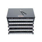 VEVOR Drill Bit Dispenser Cabinet, Five-Drawer Drill Bit Organizer Cabinet for 13.1 mm to 25.4 mm Steel Drill Dispenser Organizer Cabinet with Labels, Stackable Drill Dispenser for Drill Bit Storage