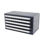 VEVOR Tap Dispenser Cabinet, Five-Drawer Tap Organizer Cabinet for #2-56-#12-28 Steel Tap Dispenser Organizer Cabinet with Labels, 60-Compartment Stackable Tap Cabinet for Tap Storage