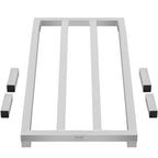 VEVOR Aluminum Dunnage Rack, 48” x 20” Commercial Food Floor Rack, 8” Off the Floor, 1800 lbs Capacity All-Welded Aluminum Storage Rack, for Storage in Restaurants, Kitchens, Garages and Vehicles