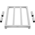 VEVOR Aluminum Dunnage Rack, 36” x 20” Commercial Food Floor Rack, 8” Off the Floor, 1800 lbs Capacity All-Welded Aluminum Storage Rack, for Storage in Restaurants, Kitchens, Garages and Vehicles