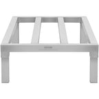 VEVOR Aluminum Dunnage Rack, 36” x 20” Commercial Food Floor Rack, 8” Off the Floor, 1800 lbs Capacity All-Welded Aluminum Storage Rack, for Storage in Restaurants, Kitchens, Garages and Vehicles